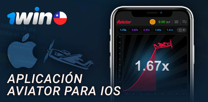 Aplicación iOS de 1Win para jugar a Aviator