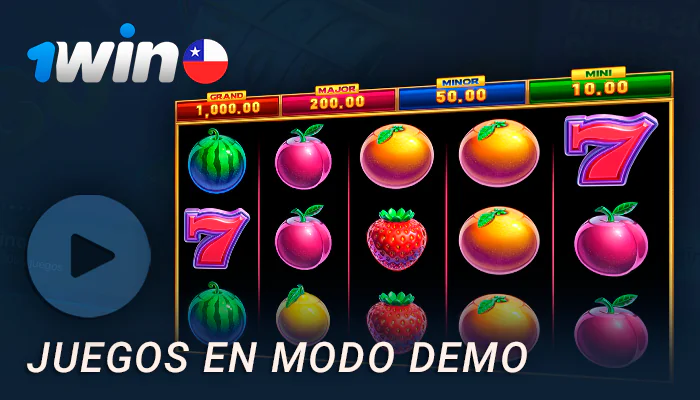 Modo de demostración para jugar en el casino en línea 1Win
