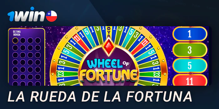 Juega a la Rueda de la Fortuna en el casino en línea 1Win
